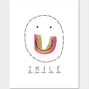 smile Posters and Art